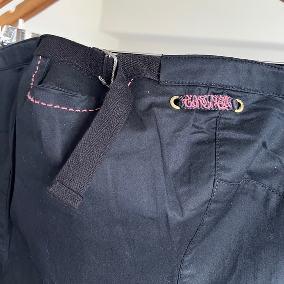 Y2K Eckored Black Pink Asymmetrical Strapless Cotton Punk Emo Grunge Goth Dress - Picture 2 of 12